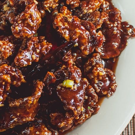 Chef's Tangy Spicy Orange Beef.